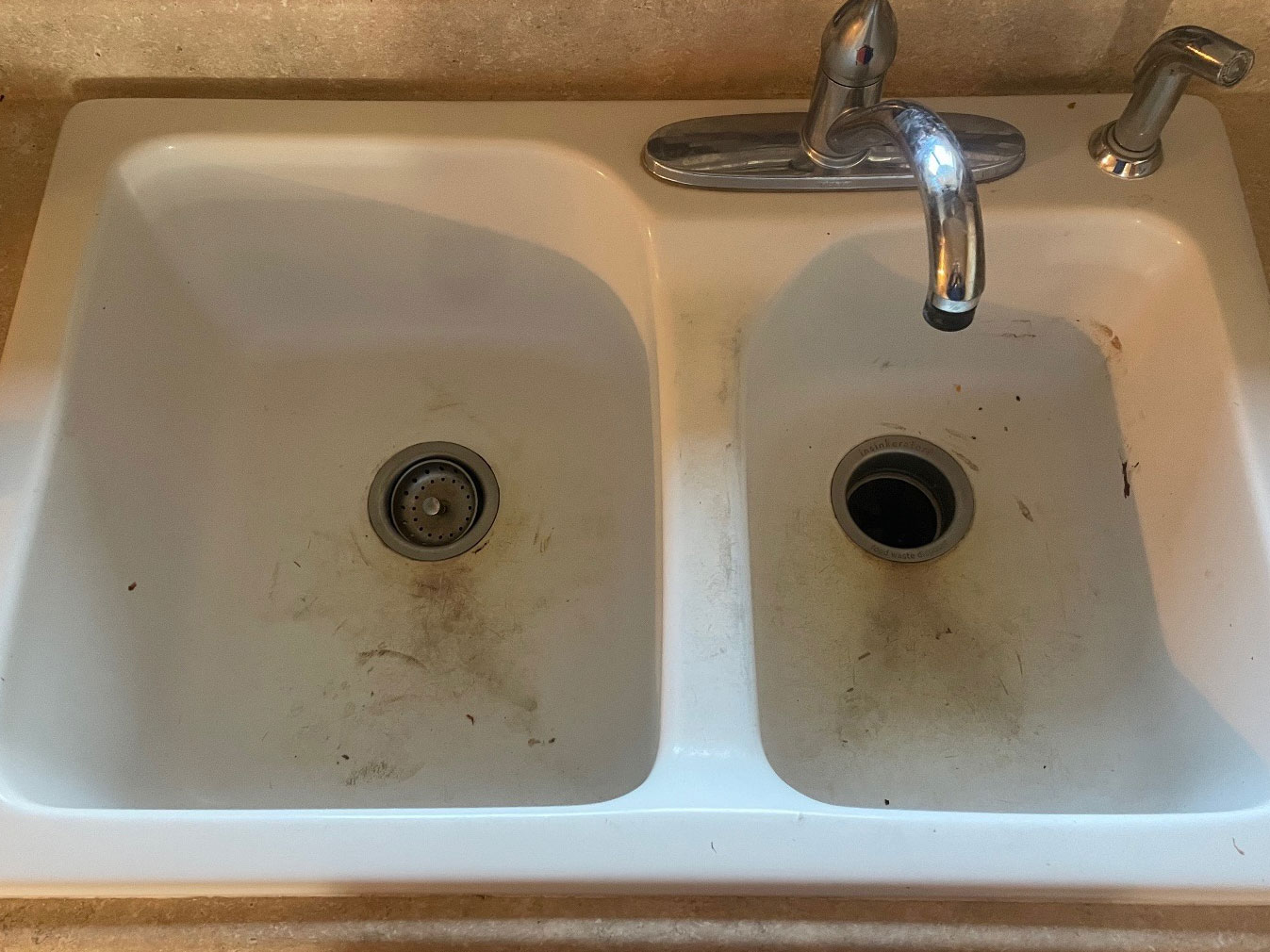 Sink Refinishing ABM Resurfacing   Sink Before 1 